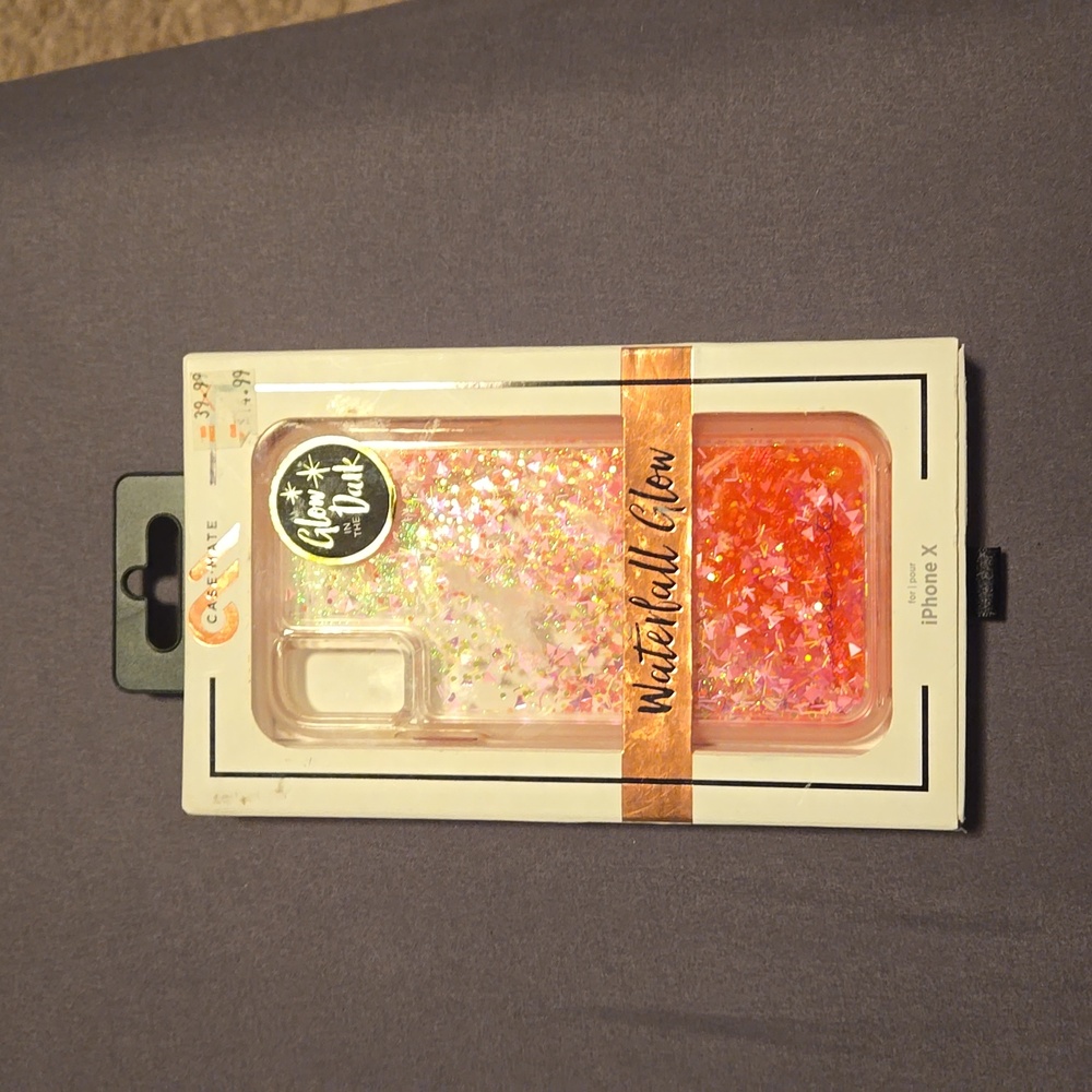 Case-Mate waterfall glow iPhone X phone case